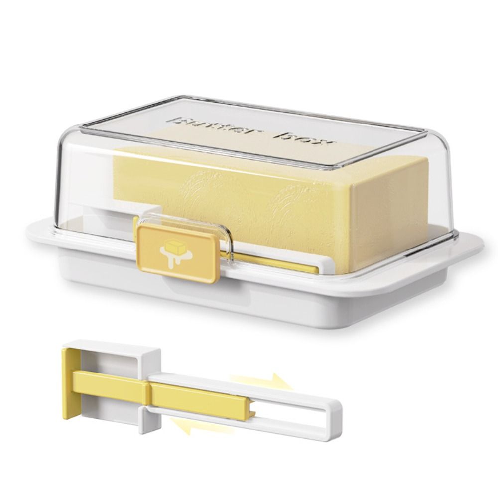 Kitchen Baking Storage Containers - Contenitore per Burro con Coperchio Trasparente,