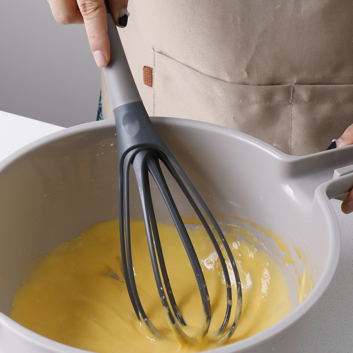 Kitchen Baking Blender - Frusta per Uova Rotante, Mixer per