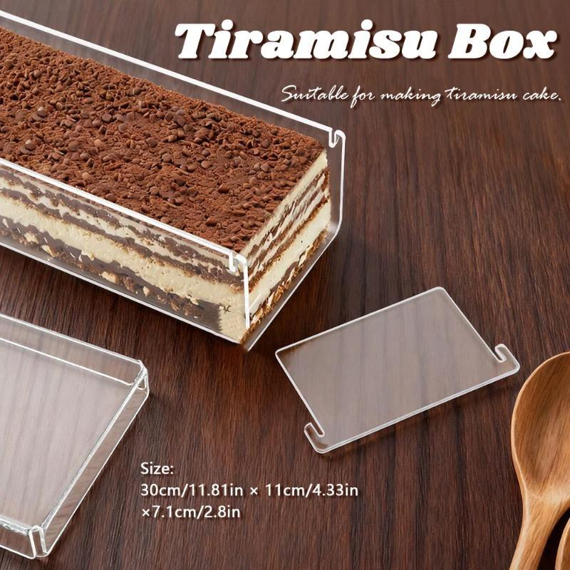 Kitchen Baking Storage Containers - Contenitore Rettangolare Robusto in Acrilico per