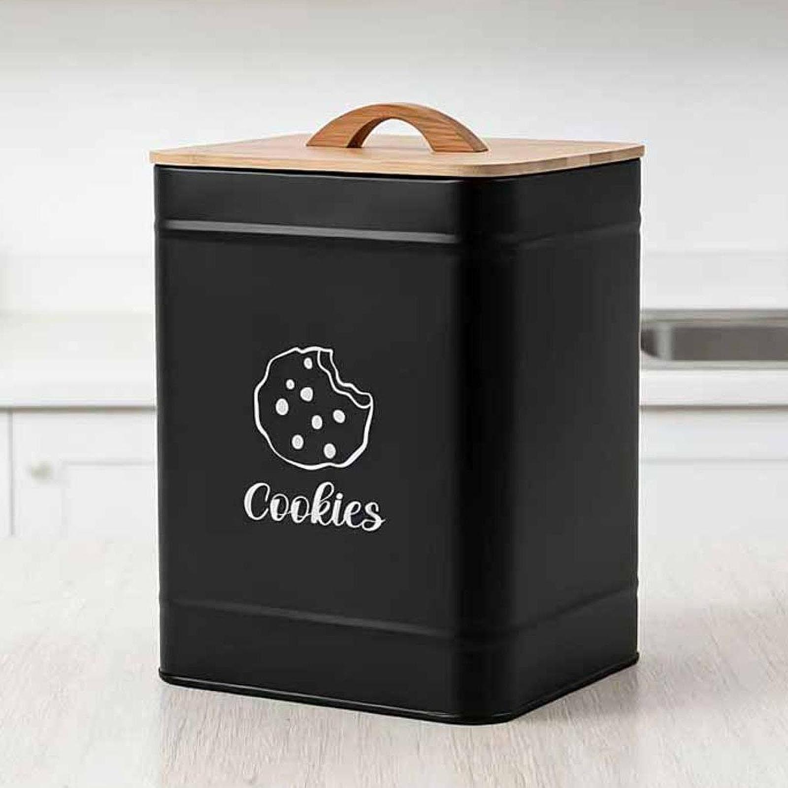 Kitchen Baking Counter - Barattolo Contenitore per Biscotti in Latta,