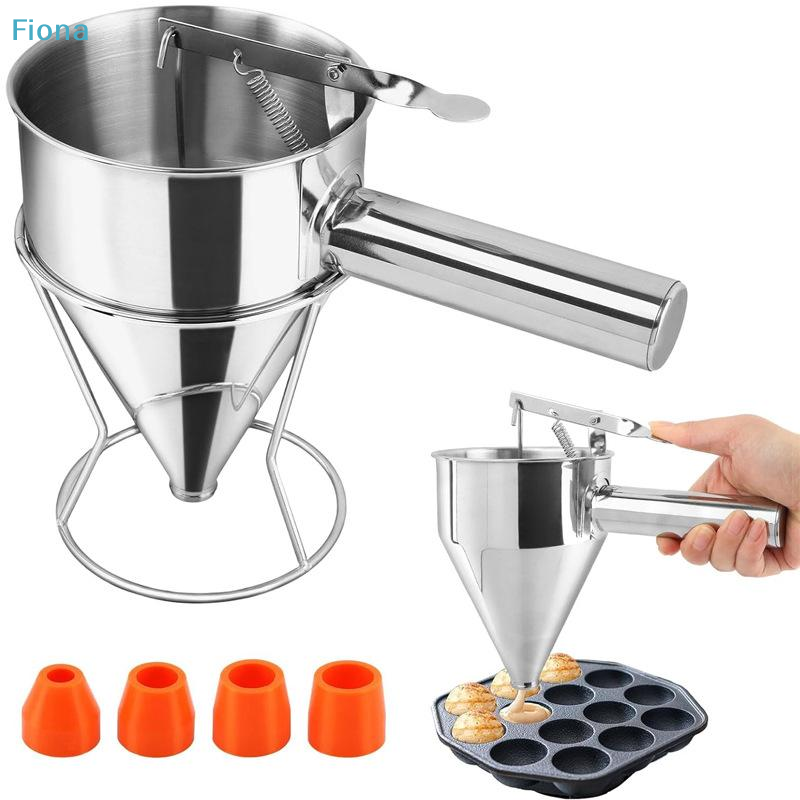 Kitchen Baking Blender - ✔ Dispenser a imbuto in acciaio