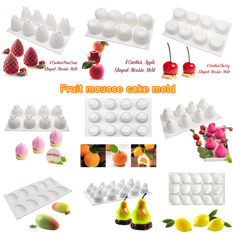 Silicone Cake Mold - Stampo in Silicone Alimentare Serie Frutta