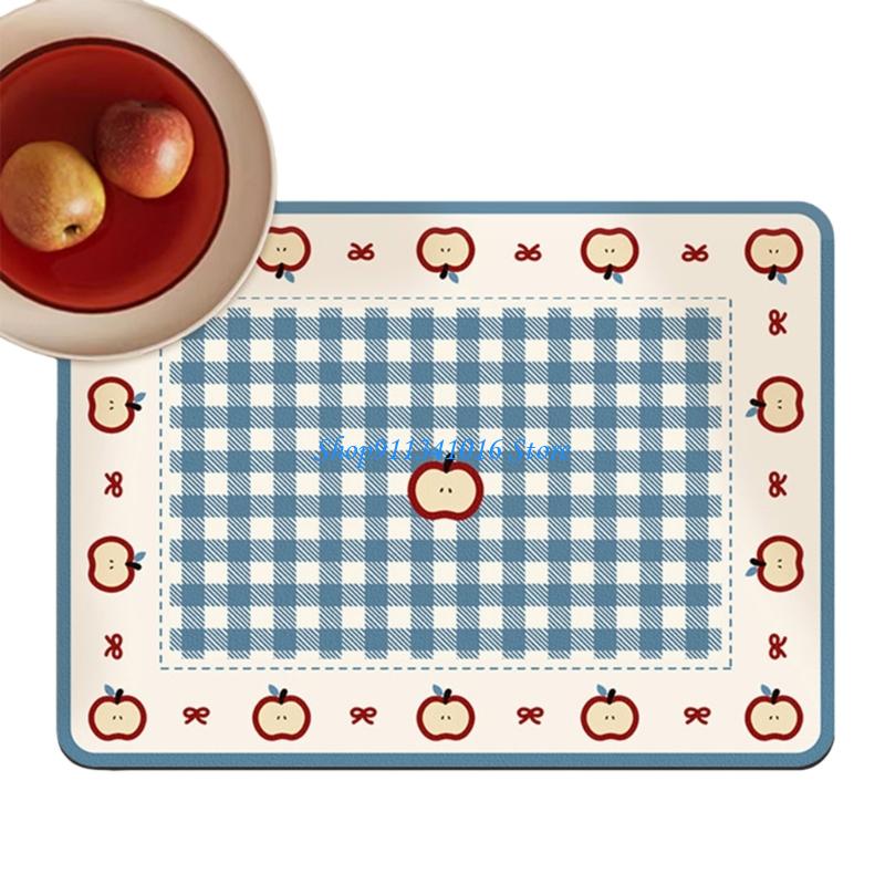 Kitchen Baking Counter - Tappetino antiscivolo da cucina, assorbente rapido,