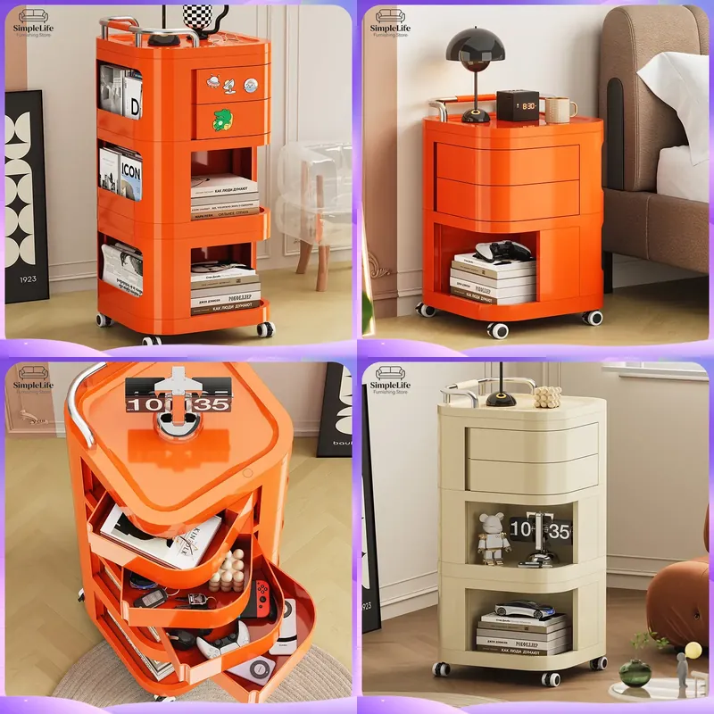 Kitchen Baking Station - Carrello da Cucina con Ruote, Trolley