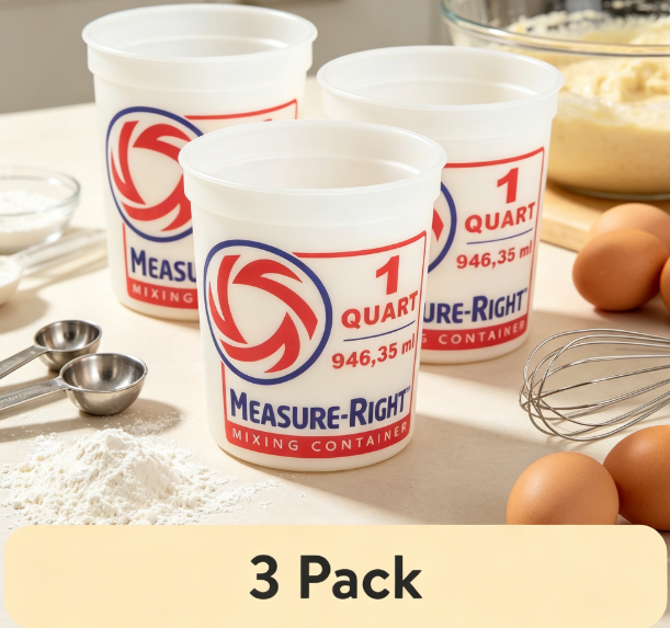 Kitchen Baking - Contenitore Rotondo in Plastica per Miscelazione,