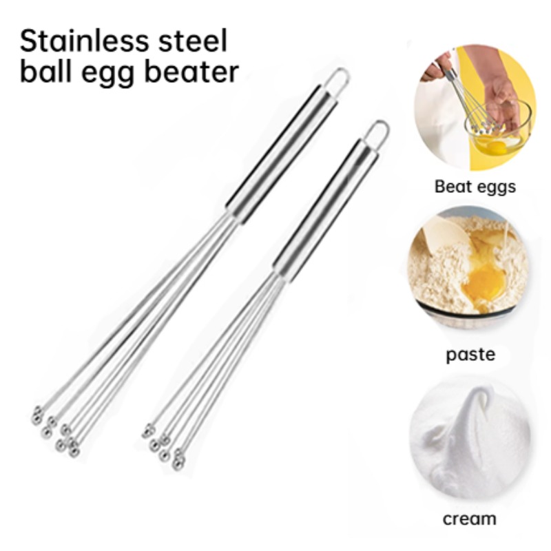 Kitchen Baking Blender - Frusta Manuale in Acciaio Inox di