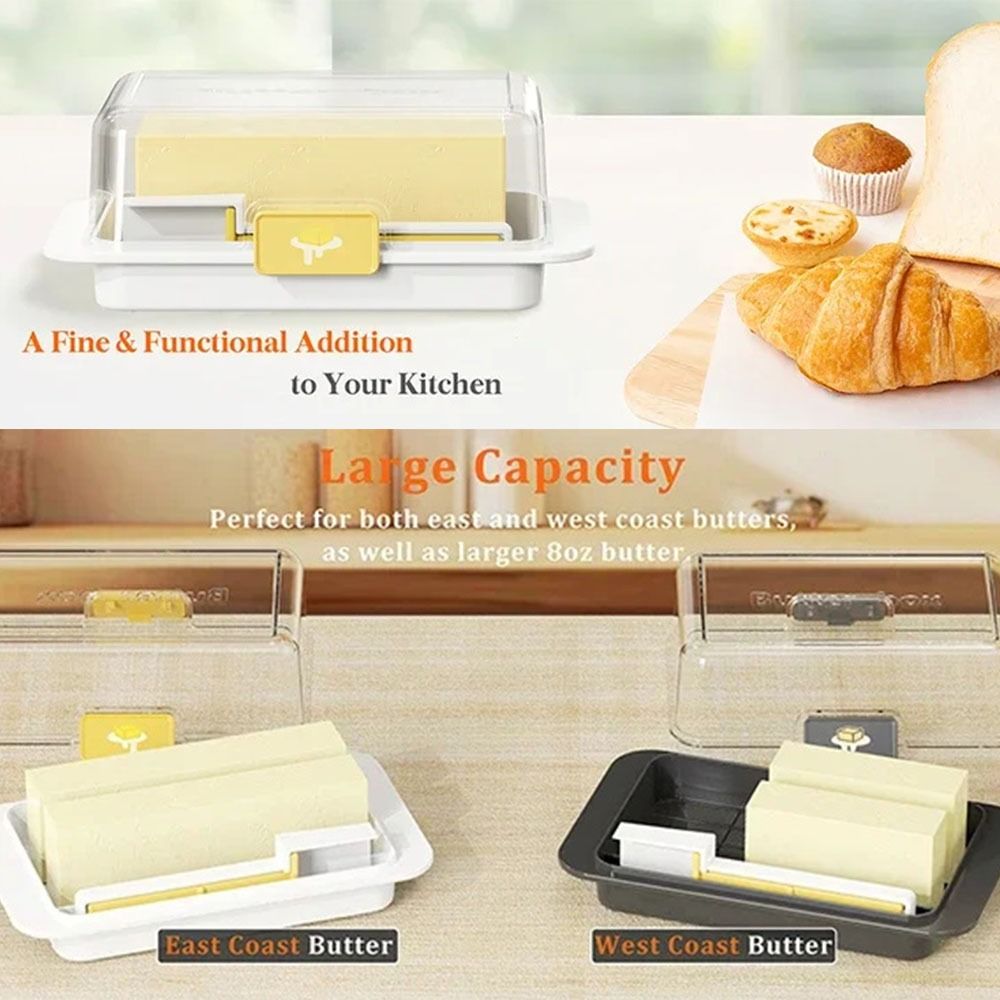 Contenitore per Burro con Cope - Kitchen Baking Storage Containers recensione e prezzo
