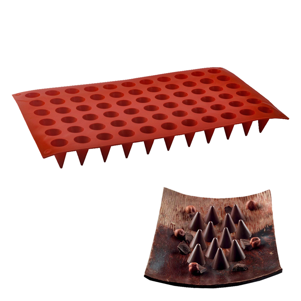 Stampo per cioccolato cono a 6 - Silicone Cake Mold recensione e prezzo