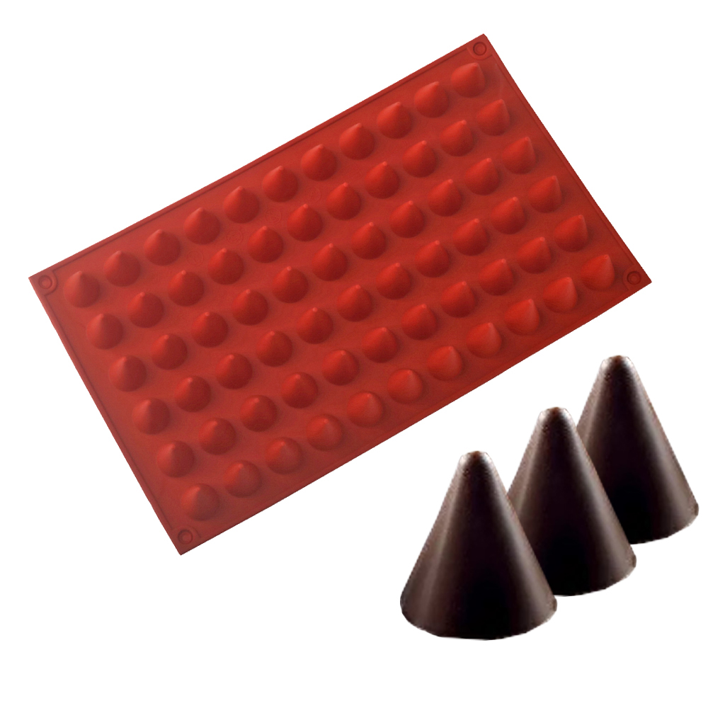 Stampo per cioccolato cono a 6 - Silicone Cake Mold recensione e prezzo