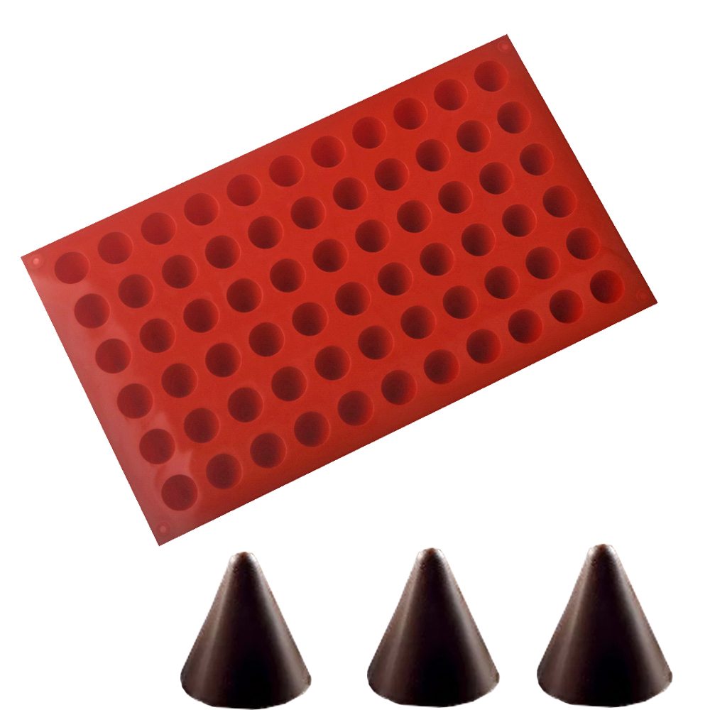 Stampo per cioccolato cono a 6 - Silicone Cake Mold recensione e prezzo