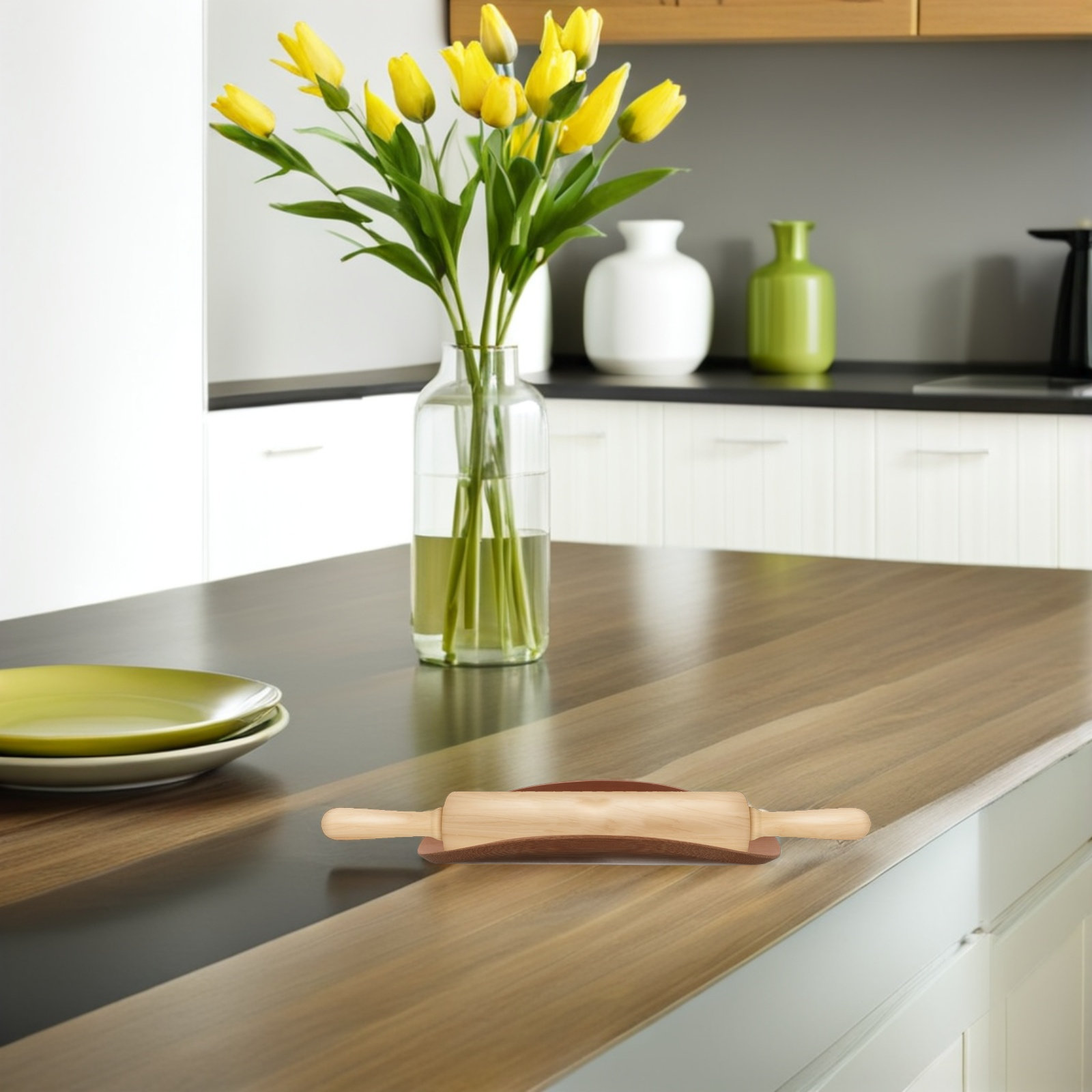 Portarullo da Cucina in Legno  - Kitchen Baking Counter recensione e prezzo