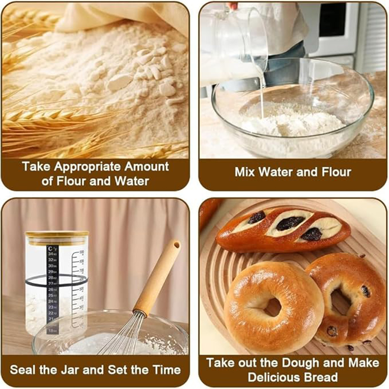 Kit barattolo di avviamento a  - Kitchen Baking Storage Containers recensione e prezzo