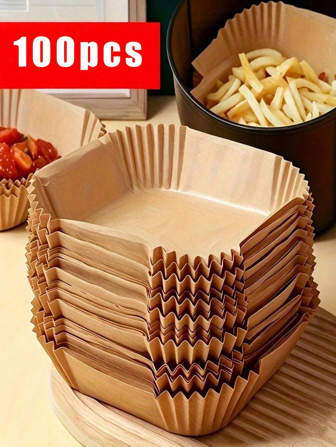 100/50 pezzi di carta da forno - Kitchen Baking Storage Containers recensione e prezzo