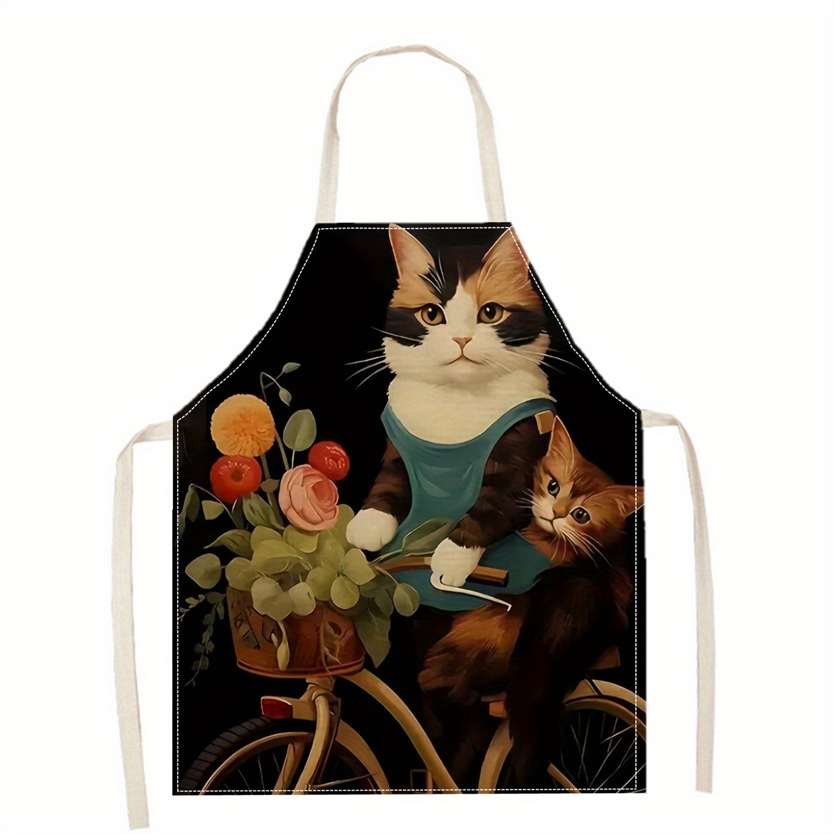 Grembiule in Lino con Stampa D - Kitchen Baking Gift Ideas recensione e prezzo
